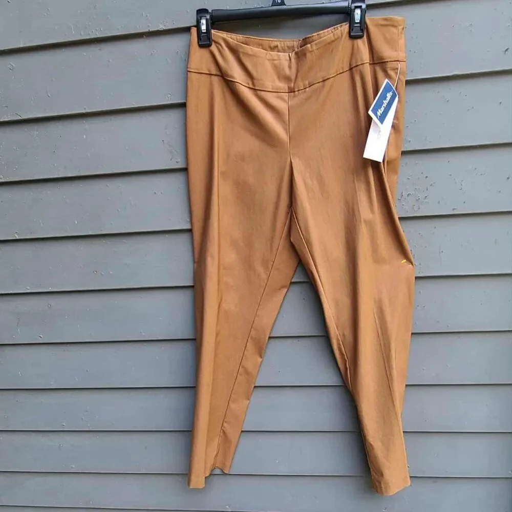 SC& Co Brown Flat Front Pants size 16 NWT!  NEW!